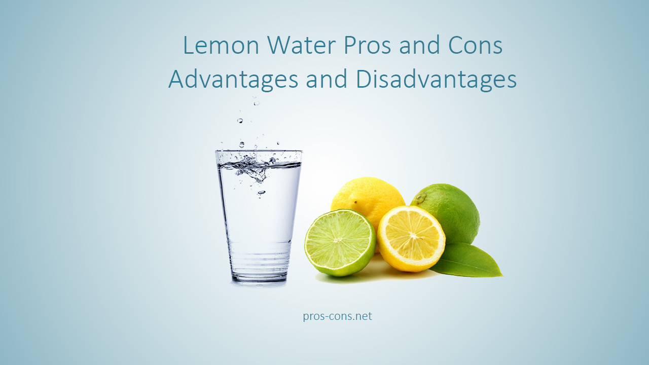 Pros and Cons of Lemon Water